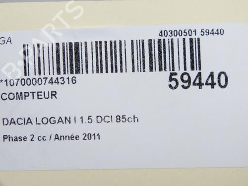 Instrument cluster DACIA LOGAN MCV (KS_) 1.5 dCi (KS0W) | BP36427038C47  - Image 6