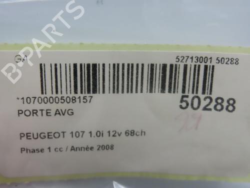 Used Left front door PEUGEOT 107 (PM_, PN_) 1.0 (68 hp) 26381260