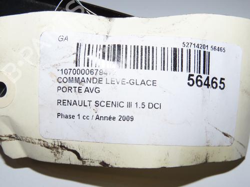 Pulsantiera anteriore sinistra Pulsantiera anteriore sinistra RENAULT SCÉNIC III (JZ0/1_) 1.5 dCi (110 hp) 37455529 37455529