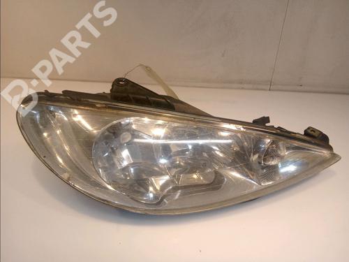 Used Right headlight Right headlight PEUGEOT 206 Hatchback (2A/C) 1.4 HDi eco 70 (68 hp) 11104144 11104144