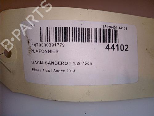 Used Interior roof light DACIA SANDERO II 1.2 (75 hp) 11103918