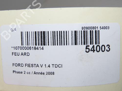 Høyre baklys FORD FIESTA V (JH_, JD_) 1.4 TDCi (68 hp) 32377438