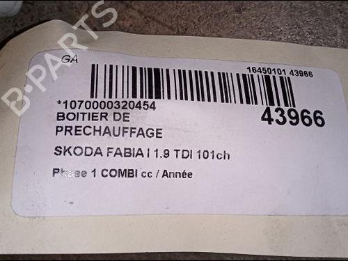 Used Electronic module SKODA FABIA I Combi (6Y5) 1.9 TDI (100 hp) 10396419