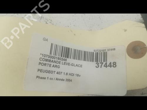 Used Left rear window switch Left rear window switch PEUGEOT 407 (6D_) 1.6 HDi 110 (6D9HZC, 6D9HYC) (109 hp) 9601278 9601278