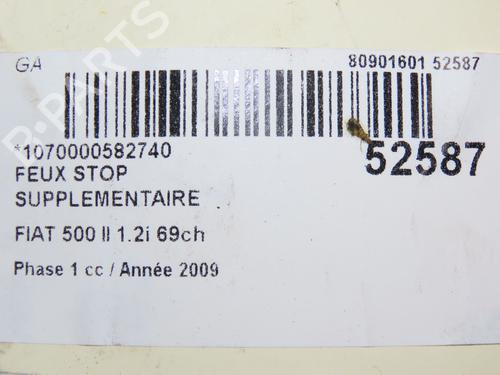 Third brake light FIAT 500 (312_) 1.2 (312AXA1A) | BP28832880L11 