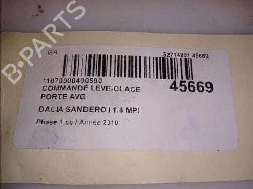 Left front window switch DACIA SANDERO 1.4 MPI LPG | BP11832931I27 - Image 3