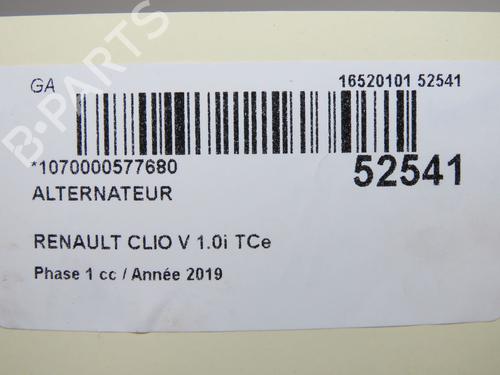 Alternator RENAULT CLIO V (B7_) 1.0 TCe 100 (B7MT) | BP36426798M7 - Image 9