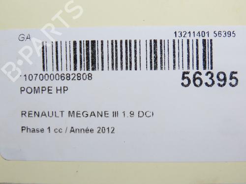 Injection pump RENAULT MEGANE III Hatchback (BZ0/1_, B3_) 1.9 dCi (BZ0N, BZ0J) | BP30767416M78