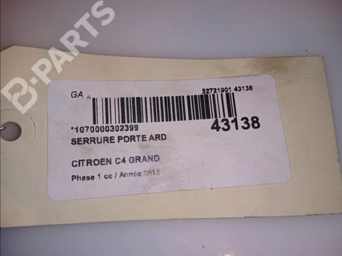 Rear right lock CITROËN C4 Grand Picasso II (DA_, DE_) 1.6 HDi / BlueHDi 115 | BP11103407C99 