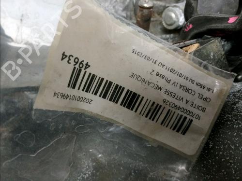 Used Gearbox Gearbox OPEL CORSA D (S07) 1.0 (L08, L68) (65 hp) 17452808 17452808