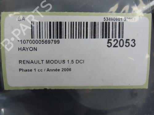 Heckklappe für RENAULT MODUS / GRAND MODUS (F/JP0_) 1.5 dCi (FP0D, JP0D) (82 hp) 28832156