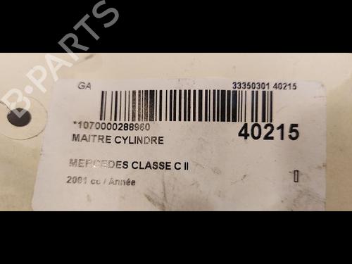 Used Brake master cylinder MERCEDES-BENZ C-CLASS (W203) C 220 CDI (203.006) (136 hp) 9615296