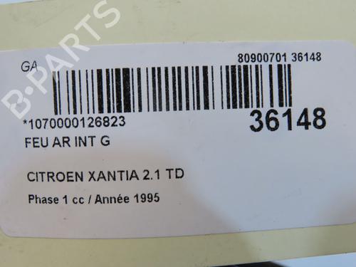 Used Left tailgate light Left tailgate light CITROËN XANTIA (X1_, X2_) 2.1 Turbo D 12V (109 hp) 23177852 23177852