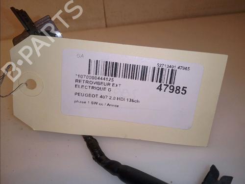 Left mirror PEUGEOT 407 SW (6E_, 6D_) 2.0 HDi 135 | BP14951528C26 