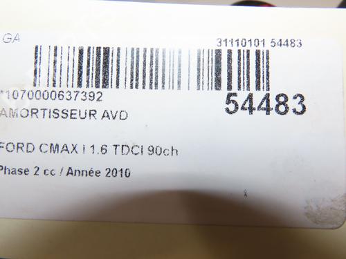 Right front shock absorber FORD C-MAX (DM2) 1.6 TDCi | BP29379907M17 