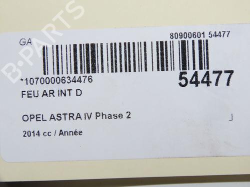 Right tailgate light OPEL ASTRA J Saloon 1.6 CDTi (69) | BP36367732C80 - Image 5