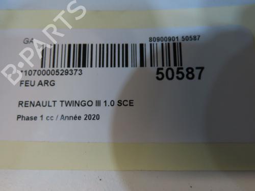 Left taillight RENAULT TWINGO III (BCM_, BCA_) 1.0 SCe 65 (BCMJ) | BP38762345C34 - Image 2