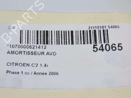 Used Right front shock absorber CITROËN C2 (JM_) 1.4 (73 hp) 29195978