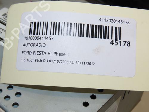 Radio FORD FIESTA VI (CB1, CCN) 1.6 TDCi | BP17868363E6 