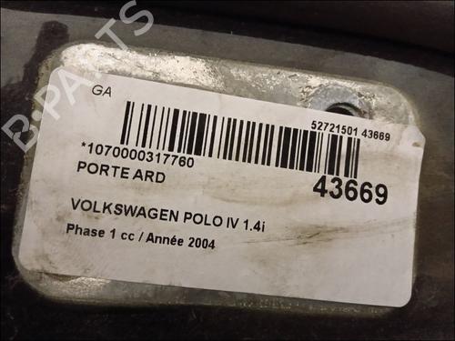 Used Right rear door VW POLO (9N_, 9A_) 1.4 16V (75 hp) 23176895