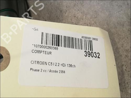 instrument-cluster-citroen-c5-ii-rc_-22-hdi-rc4hxe-610320-2004-2005-2006-2007-2008-9611037 main image