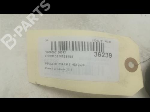 Gear lever PEUGEOT 208 I (CA_, CC_) 1.6 HDi | BP9600941M90 