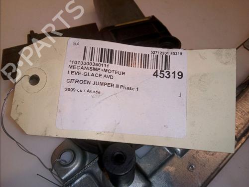 Rudehejsemekanisme Højre foran CITROËN JUMPER II Van 2.2 HDi 100 (101 hp) 14951341