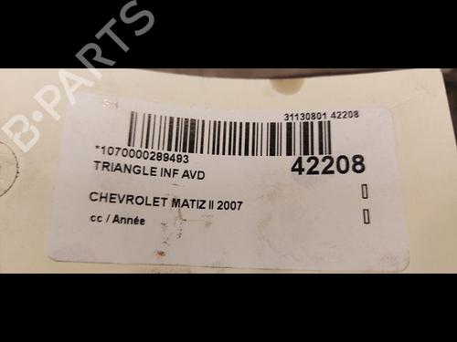 Used Right front suspension arm CHEVROLET MATIZ (M200, M250) 0.8 (52 hp) 14875923