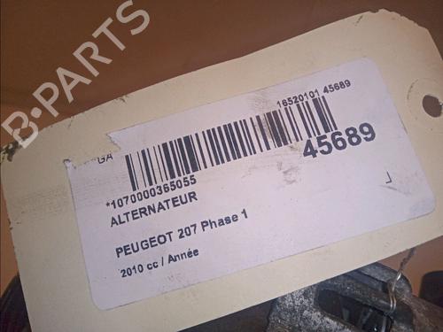 Used Alternator PEUGEOT 207 (WA_, WC_) 1.4 16V (88 hp) 11099362