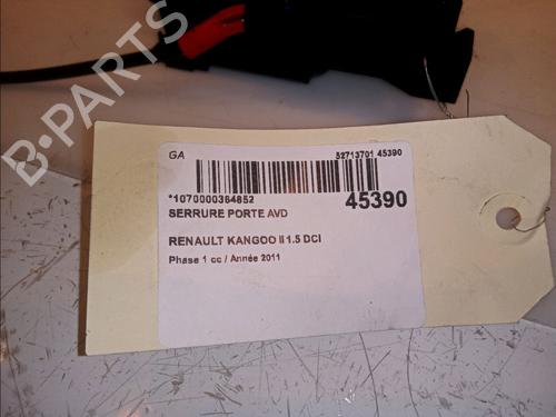 Used Front right lock RENAULT KANGOO / GRAND KANGOO II (KW0/1_) 1.5 dCi 90 (KW05, KW08, KW0G, KW11) (90 hp) 13357045