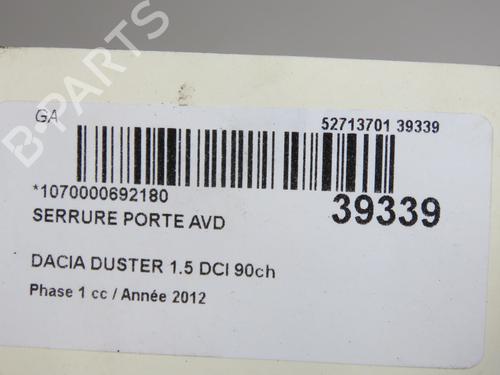 Front right lock DACIA DUSTER (HS_) 1.5 dCi (HSAJ) | BP33477582C97 - Image 4