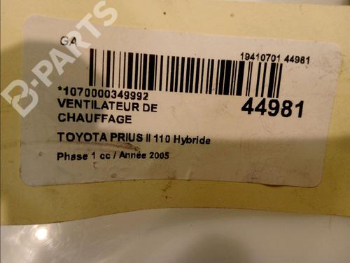 Heater blower motor TOYOTA PRIUS Liftback (_W2_) 1.5 Hybrid (NHW20_, NHW20R) | BP11099556M62 