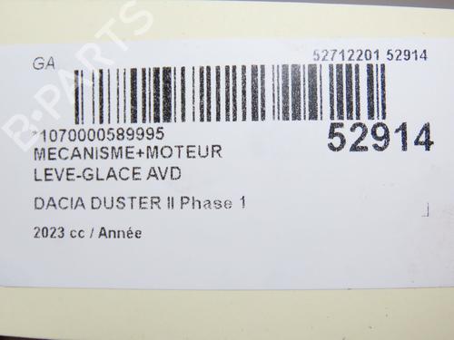Front right window mechanism DACIA DUSTER (HM_) 1.3 TCe 150 (HMM3) | BP28968469C23 