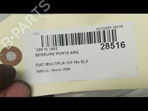 Used Rear left lock Rear left lock FIAT MULTIPLA (186_) 1.6 100 16V (186AXA1A) (103 hp) 36495357 36495357