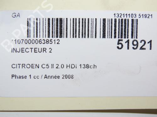 injector-citroen-c5-iii-rd_-2008-2009-2010-2011-2012-2013-2014-2015-2016-2017-28966900 main image