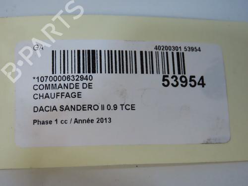 Climate control DACIA SANDERO II TCe 90 (B8M1, B8MA, B8AC) | BP33444898I5 - Image 6