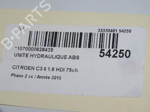 Pompe ABS CITROËN C3 II (SC_) 1.6 BlueHDi 75 (75 hp) 31984587