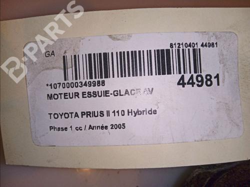 Front wiper motor TOYOTA PRIUS Liftback (_W2_) 1.5 Hybrid (NHW20_, NHW20R) | BP11104624M29 