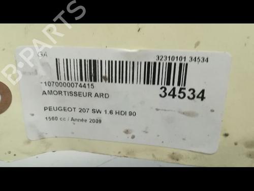 Højre bagtil støddæmper PEUGEOT 207 SW (WK_) 1.6 HDi (90 hp) 23173521