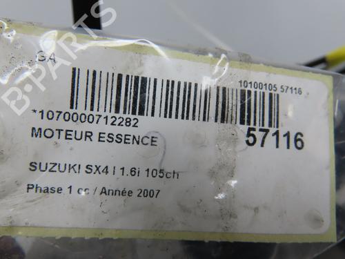 Used Engine Engine SUZUKI SX4 (EY, GY) 1.6 VVT (RW416, YA21S) (107 hp) 40110563 40110563