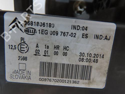 Used Right headlight Right headlight CITROËN C3 Picasso (SH_) 1.6 HDI 90 (92 hp) 31056254 31056254