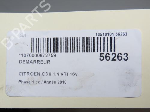 Starter CITROËN C3 II (SC_) 1.4 VTi 95 | BP31141095M8