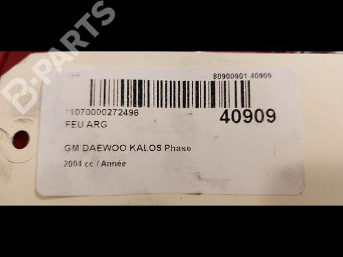 Left taillight DAEWOO KALOS (KLAS) 1.2 | BP9612792C34 