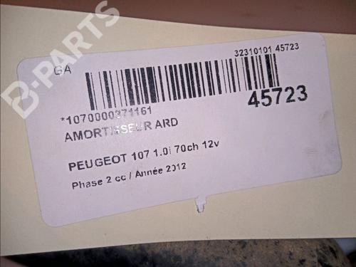 Right rear shock absorber PEUGEOT 107 (PM_, PN_) 1.0 | BP11100224M19 