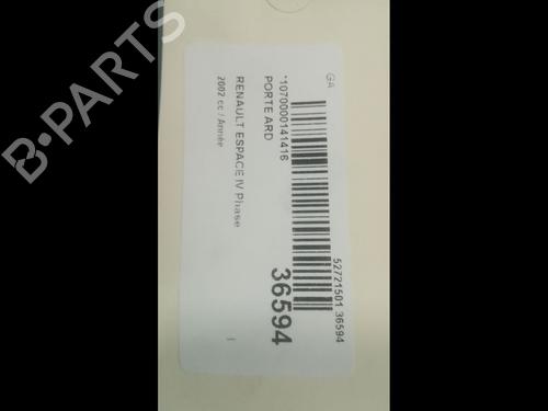 Dør højre bagtil RENAULT ESPACE IV (JK0/1_) 1.9 dCi (JK0U) (116 hp) 9599964