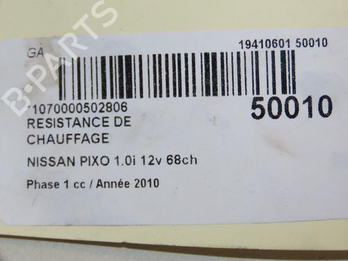 Heater resistor NISSAN PIXO (UA0) 1.0 | BP18415068M108 