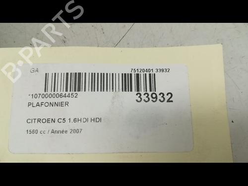 Used Interior roof light CITROËN C5 II (RC_) 1.6 HDi (RC8HZB) (109 hp) 9595288