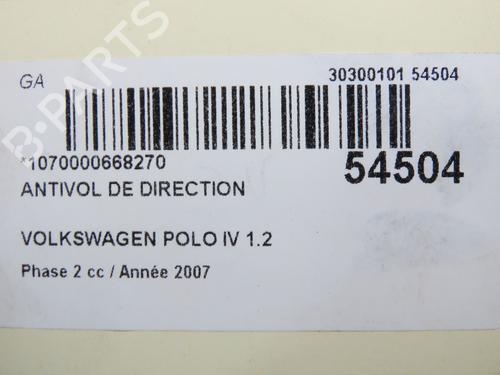 Used Ignition barrel Ignition barrel VW POLO IV (9N_, 9A_) 1.2 (54 hp) 36395765 36395765