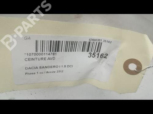 Front right belt tensioner DACIA SANDERO 1.5 dCi | BP9598030C88 
