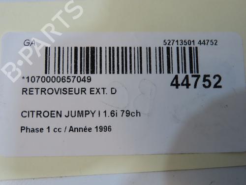 Used Right mirror Right mirror CITROËN JUMPY I Van (BS_, BT_, BY_, BZ_) 1.6 i (79 hp) 34176164 34176164